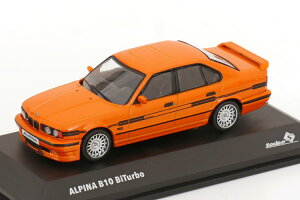 �\���h 1/43 BMW �A���s�i B10 �r�^�[�{ �I�����W ���^���b�NSolido 1:43 BMW Alpina B10 Biturbo orangemetallic