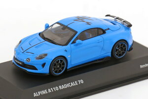 \h 1/43 As[k A110 fBJ[ 70 2024 u[ ubNSolido 1:43 Alpine A110 Radicale 70 2024 blue black