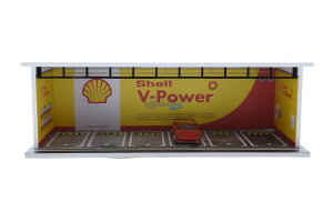 MOREART 1/64 �A�N�Z�T���[�Y �W�I���} �V�F�� �K���[�W �p�[�P�b�W�� �p�[�L���O �ԗ��ʔ� ���� 30.0cm �� 13.3cm ���� 10.0cm �������� 8.5cmMOREART 1:64 ACCESSORIES DIORAMA SHELL GARAGE PARCHEGGIO PARKING CAR NOT INCLUDE