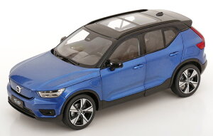 �{���{���� Paudi model 1/18 �{���{ XC40 ���`���[�W �v���O�C���n�C�u���b�h �u���[ Volvo XC40 Recharge PHV
