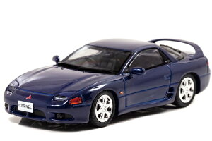 �J�[�l�� 1/43 �O�H GTO �c�C���^�[�{ Z16A 1996 �}���A�i�u���[�p�[�� 300�����CAR-NEL 1:43 Mitsubishi GTO Twin Turbo (Z16A) 1996 Mariana Blue Pearl Limited 300 pcs