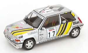 �\���h 1/18 ���m�[ 5 GT �^�[�{ #17 �c�[�� �h �R���X 1989 �I���C��/�e�B���j�G �J��Solido 1:18 Renault 5 GT Turbo N17 Tour de Corse 1989 Oreille/Thimonier