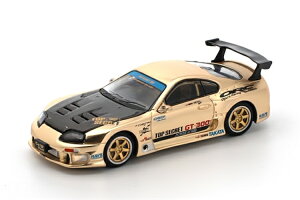 �|�b�v���[�X 1/64 �g���^�g�b�v�V�[�N���b�g GT300 �X�[�v�� �N���[���S�[���hPop Race 1:64 toyota TOP SECRET GT300 SUPRA CHROME GOLD