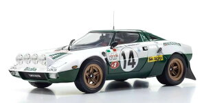 ���� 1/18 �����`�A #14 �D�� �����[ �����e�J���� 1975 �T���h�� ���i�[��/�}���I �}���k�b�`KYOSHO 1:18 Lancia Stratos HF Alitalia Night Version #14 Winner Rally Montecarlo 1975 Sandro Munari/Mario Mannucci