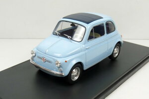 SALVAT 1/24 �t�B�A�b�g 500 1960 ���FSALVAT 1:24 FIAT 500 1960 light blue