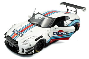 �\���h 1/18 ���Y GT-R R35 LBWK �{�f�B�L�b�g �^�C�v 2.0 2024 �}���e�B�j ���o���[Solido 1:18 Nissan GT-R R35 LBWK Bodykit Type 2.0 2024 Martini Livery