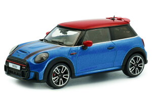 �\���h 1/43 �~�j �N�[�p�[ F56 �W���� �N�[�p�[ ���[�N�X 2023 �u���[���^���b�N ���b�hSolido 1:43 Mini Cooper F56 John Cooper Works 2023 bluemetallic red