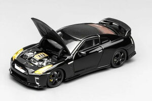 ���[�^�[�w���b�N�X 1/64 ���Y GT-R R35 �J�X�^�� �w�b�h���C�g�t �p�[���u���b�NMotorhelix 1:64 Nissan GT-R (R35) w / Customized Headlights Pearl Black