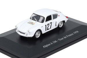 ELIGOR 1/43 ���m�[ �A���s�[�k A106 �c�[�� �h �t�����X 1958 #127 ���[���X �~�V�[/�W���b�N �����{�[ELIGOR 1:43 RENAULT Alpine A 106 Tour de France 1958 N127 Maurice?Michy/Jacques?Rambaud