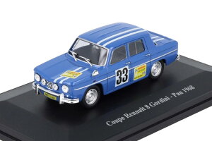 ELIGOR 1/43 ���m�[ �N�[�y 8 �S���f�B�[�j �|�[ 1968 #33 �W���� ���j���b�e�BELIGOR 1:43 RENAULT Coupe 8 Gordini Pau 1968 N33 Jean?Ragnotti