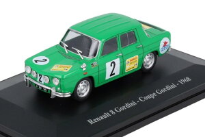 ELIGOR 1/43 ���m�[ 8 �S���f�B�[�j �N�[�y �S���f�B�[�j 1968 #2 ���[���� �g����ELIGOR 1:43 RENAULT 8 Gordini Coupe Gordini 1968 N2 Roland?Trolle