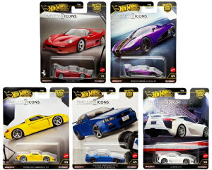 �z�b�g�E�B�[�� 1/64 5��Z�b�g �J�[ �J���`���[ 2025 N�P�[�X �^�C�����X �A�C�R���YHot Wheels 1:64 5 Car Set Car Culture 2025 N Case Timeless Icons