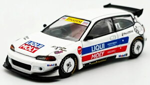�|�b�v���[�X 1/64 �p���f�� �V�r�b�N EG6 �z���C�gPop Race 1:64 Pandem Civic EG6 White