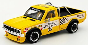 �|�b�v���[�X 1/64 �p���f�� �_�b�g�T�� 620 �s�b�N�A�b�v ���[���A�C�Y �C�G���[Pop Race 1:64 Pandem Datsun 620 pickup Mooneyes Yellow