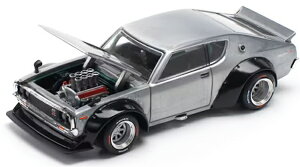 �|�b�v���[�X 1/64 ���Y KPGC110 �P������ ���[�}�e���A�� �G�j�O�}�����Pop Race 1:64 Nissan KPGC110 Kenmeri Raw Metal Enigma Exclusive Edition