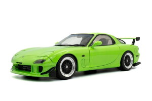 �\���h 1/18 �}�c�_ RX-7 FD3RS ���[�N�X �N�[�y 1999 �O���[�� �J��Solido 1:18 MAZDA RX-7 (FD3RS) WORKS COUPE 1999 GREEN
