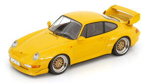 KK�X�P�[�� 1/18 �|���V�F 911 993 GT2 BBS ���� 1996 �C�G���[KK-Scale 1:18 Porsche 911 (993) GT2 BBS rims 1996 yellow
