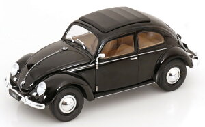 �E�F���[ 1/18 �t�H���N�X���[�Q�� �P�[�t�@�[ �X�v���b�g �E�C���h�E 1950 �u���b�N �J��Welly 1:18 VW Kafer split window 1950 black