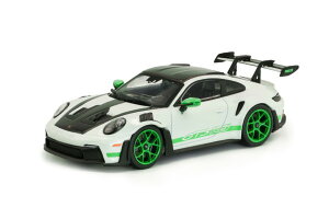 �\���h 1/43 �|���V�F 911 992 GT3 RS 2023 �z���C�g �O���[��Solido 1:43 Porsche 911 (992) GT3 RS year 2023 white green