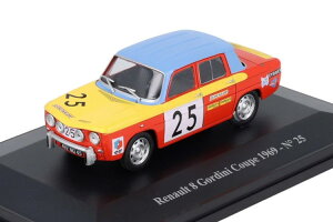ELIGOR 1/43 ���m�[ 8 �S���f�B�[�j �N�[�y #25 1969 �W���� �s�G�[�� ���W�FELIGOR 1:43 RENAULT 8 Gordini Coupe N25 1969 Jean-Pierre Rouget