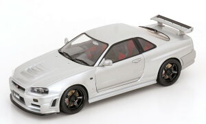 �\���h 1/18 ���Y �X�J�C���C�� GT-R R34 Z-Tune 1999 �V���o�[ �f�J�[���t �J��Solido 1:18 Nissan Skyline GT-R (R34) Z-Tune 1999 silver with Decals