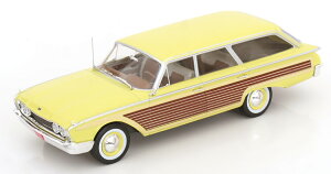 MCG 1/18 �t�H�[�h �J���g���[ �X�N���C�A �E�b�h���b�N 1960 ���C�g�C�G���[MCG 1:18 Ford Country Squire with wood look 1960 lightyellow