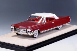 Stamp Models 1/43 �L���f���b�N �G���h���h �r�A���b�c �J�u���I�� �N���[�Y�h 1963 ���b�h �z���C�g 199�����Stamp Models 1:43 CADILLAC ELDORADO BIARRITZ CABRIOLET CLOSED 1963 RED WHITE LIMITED 199 pcs