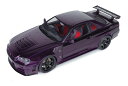 ソリド 1/18 日産 スカイライン R34 GT-R Zチューン 1999 パープル 開閉Solido 1:18 Nissan Skyline (R34) GT-R Z Tun…