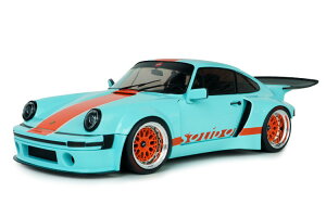 �\���h 1/18 �|���V�F 911 KS-R �o�C �J�C�W�� �T���[�� 2026 ���C�g�u���[ �I�����W �J��Solido 1:18 Porsche 911 KS-R by Khyzyl Saleem 2026 light blue orange