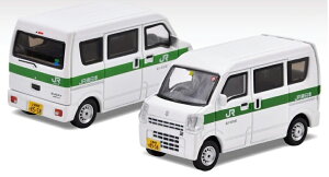 �G���J�[ 1/64 �X�Y�L �G�u���C ���s�^ JR�����{���ˎx�Гy�Y�n����� ���P��s�w �Ɩ��p������EraCar 1:64 Suzuki Every Current Model JR East Mito Tsuchiura Ryugasaki Station Service Vehicle