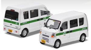 �G���J�[ 1/64 �X�Y�L �G�u���C ���^ JR�����{���ˎx�Гy�Y�n����� �F���w �Ɩ��p������EraCar 1:64 Suzuki Every Previous Model JR East Mito Tsuchiura Tomobe Station Service Vehicle