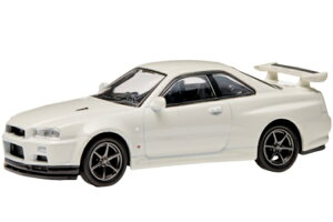 �f�B�[���[���� 1/64 ���Y �X�J�C���C�� GT-R BNR34 �z���C�g�p�[��Dealer Exclusive 1:64 Nissan Skyline GT-R BNR34 White Pearl