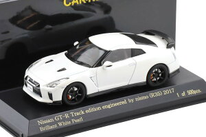 �J�[�l�� 1/43 ���Y GT-R R35 �g���b�N�G�f�B�V���� by �j�X�� 2017 �p�[���z���C�g ������CAR-NEL 1:43 Nissan GT-R R35 Track Edition by Nismo 2017 pearl white by Kyosho