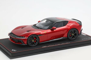 BBR 1/18 �t�F���[�� 12�`�����h�� �N�[�y V12 830cv 2024 ���b�\ �C���� ���b�h ���^���b�N 48�����BBR 1:18 FERRARI 12CILINDRI COUPE V12 830cv 2024 ROSSO IMOLA RED METALLIC LIMITED 48 pcs