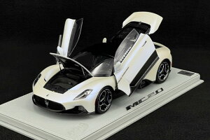 BBR 1/18 �}�Z���e�B MC20 2020 �r�A���R �A�E�_�[�`�F �p�[���Z���g �O���b�V�[�u���b�N �J��BBR 1:18 Maserati MC20 2020 Bianco Audace Pearlescent Glossy Black
