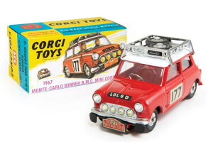 �R�[�M�[ 1/43 ���[���X �~�j Cooper S #177 �D�� �����[ �����e�J���� 1967 Rauno Aaltonen Henry LiddonCorgi 1:43 Morris Mini Cooper S #177 Winner