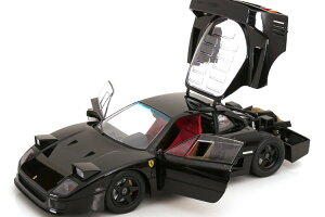 KK�X�P�[�� 1/12 �t�F���[�� F40 ���C�g�E�F�C�g 1990 �u���b�NKK Scale 1:12 Ferrari F40 Lightweight 1990 Black