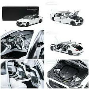 �I�[�����X�g ���A�� 1/18 �����Z�f�X �}�C�o�b�n S�N���X �i�C�g�V���[�Y S680 2023 �I�p���X �z���C�g �}�b�g �J��Almost Real 1:18 Mercedes Maybach S-Class Night Series S680 2023 Opari White Matte