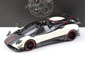I[XgA 1/18 pK[j ]_ `NG [hX^[ 2009 rARxj[ zCg JAlmost Real 1:18 Pagani Zonda Cinque Roadster 2009 Bianco Benny white