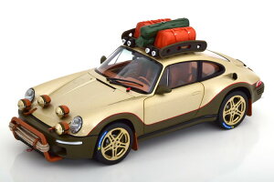 Almost Real 1/18 �|���V�F 911 ���[�t�E���f�I �v���g�^�C�v 2020 ���C�g�S�[���h/ �_�[�N�O���[�� �J�� Almost Real 1:18 Porsche 911 Ruf Rodeo Prototyp 2020 lightgold darkgreen