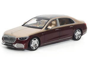 Almost Real 1/18 �����Z�f�X�E�x���c �}�C�o�b�n S�N���X 2021 �J���n���S�[���h/���x���C�g���b�h �J��Almost Real 1:18 Mercedes-Maybach S-Class - 2021 - Kalahari Gold/Rubellite Red