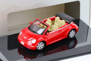 I[gA[g 1/43 tHNX[Q j[ r[g JuI j bh/x[WAUTOart 1:43 Volkswagen VW NEW Beetle Cabriolet uni red/beige