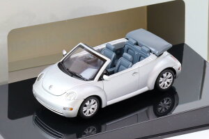 I[gA[g 1/43 tHNX[Q r[g JuI tbNX Vo[^bNAUTOart 1:43 Volkswagen VW Beetle Cabriolet reflex silver metallic