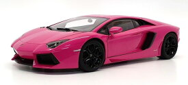 オートアート 1/18 ランボルギーニ アヴェンタドール LP700-4 ピンク ダイキャストモデルカーAUTOart 1:18 Lamborghini Aventador LP700-4 pink diecast model car
