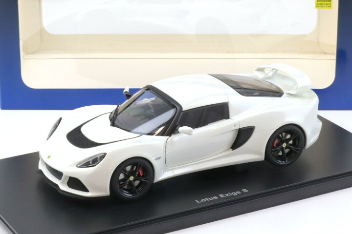 楽天市場】オートアート 1/18 ロータス エキシージ S ホワイト 開閉 