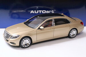 I[gA[g 1/18 ZfX }Cobn SNX S600 W CgS[h^bNAUTOart 1:18 Mercedes Maybach S-Klasse S600 Limousine light gold metallic