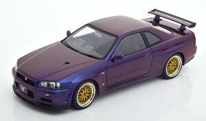 I[gA[g 1/18 Y XJCC GT-R (R34) VXybN 2 2002 p[v^bN JAUTOart 1:18 Nissan Skyline GT-R (R34) V-Spec 2 2002 purple-metallic