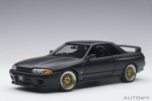 I[gA[g 1/18 Y XJCC GT-R R32 VXybN II `[ho[W }bgubN JAUTOart 1:18 Nissan Skyline GT-R (R32) V-SPEC II Tuned Version Matte Black