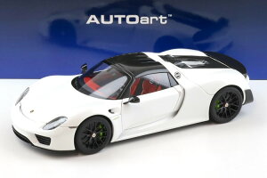 I[gA[g 1/18 |VF 918 XpC_[ @CUbn pbP[W zCg bhCeA JAUTOart 1:18 Porsche 918 Spyder Weissach Package White Red Interior