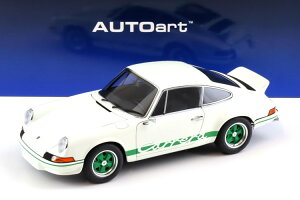 I[gA[g 1/18 |VF 911 J RS 2.7 OvzCg O[XgCv JAUTOart 1:18 Porsche 911 Carrera RS 2.7 Grand Prix white green stripes